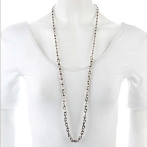 Tiffany & Co Silver T Chain Necklace - 2 in 1